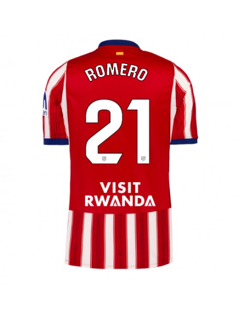 Atletico Madrid Cristian Romero #21 Replika Hemmakläder 2026-27 Kortärmad Atletico Madrid Cristian Romero #21 Replika Hemmakläder 2026-27 Kortärmad